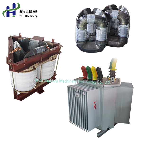 3D wound core transformer 